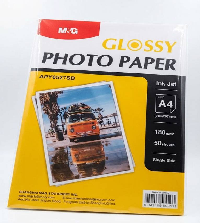 PAPIER PHOTO BRILLANT A4 180G 6527SB